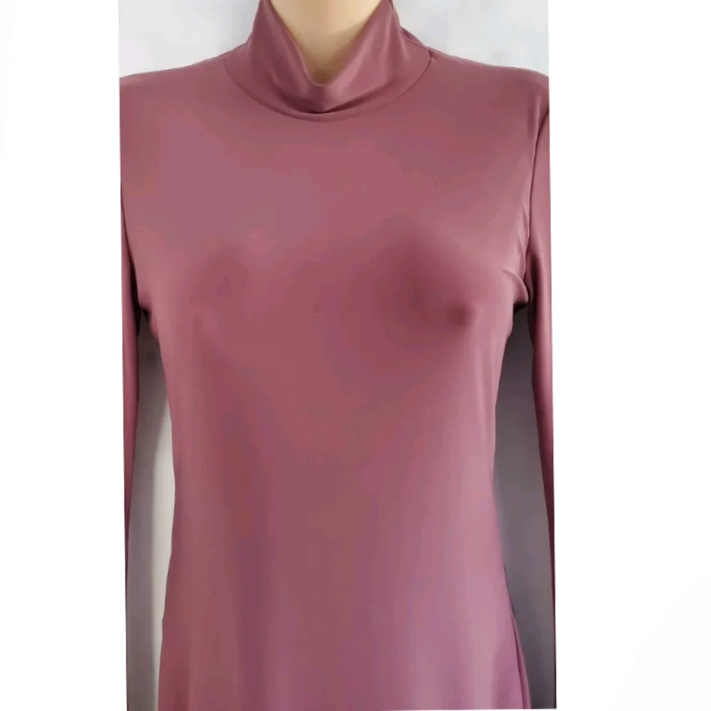 Women Fashion Nova Love Your FN Body Red Brown Stretch Long Sleeve Fully Size M - Picture 5 of 11
